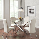 Ophelia Contemporary White Dining Chair