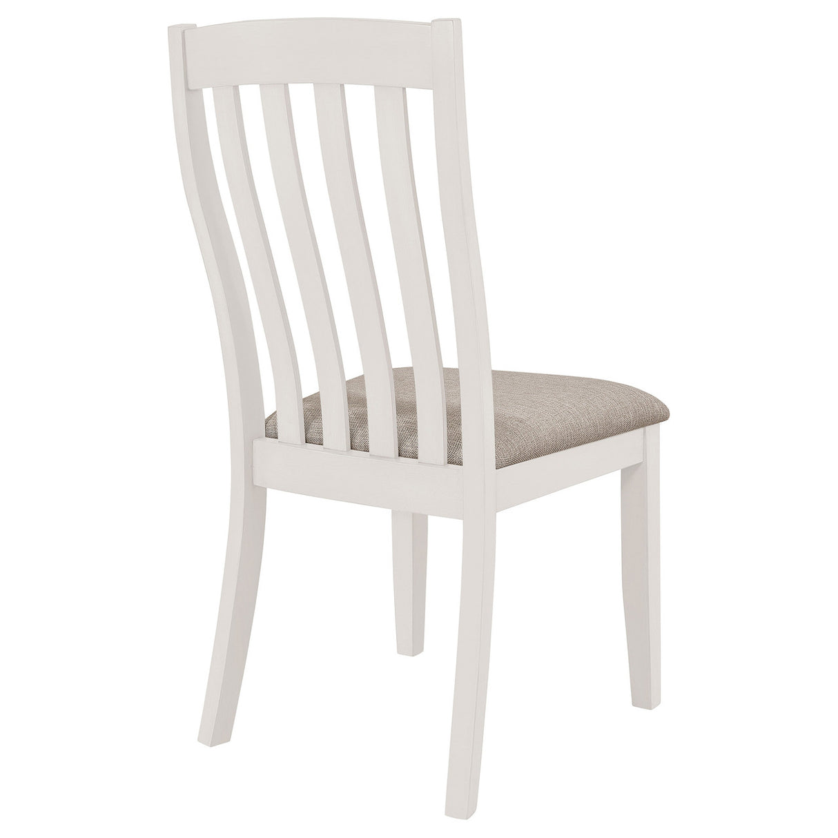 Nogales Vertical Slat Back Dining Side Chair Off White (Set of 2)