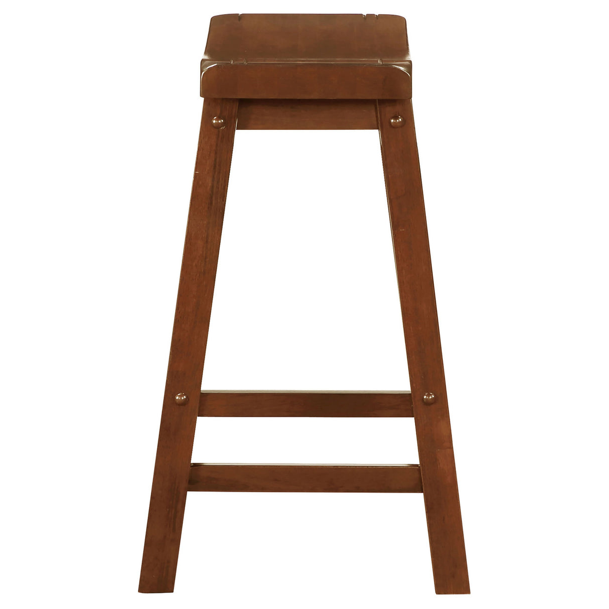 Durant Wooden Counter Height Stools Chestnut (Set of 2)