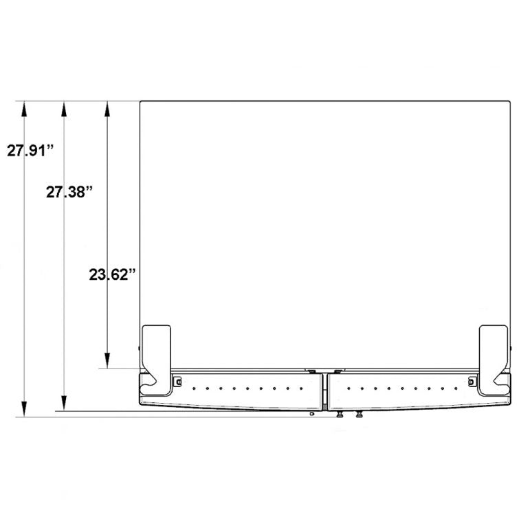 Forno 33 in. 19 cu.ft. French Door Refrigerator in Stainless Steel - FFFFD1907-33SB