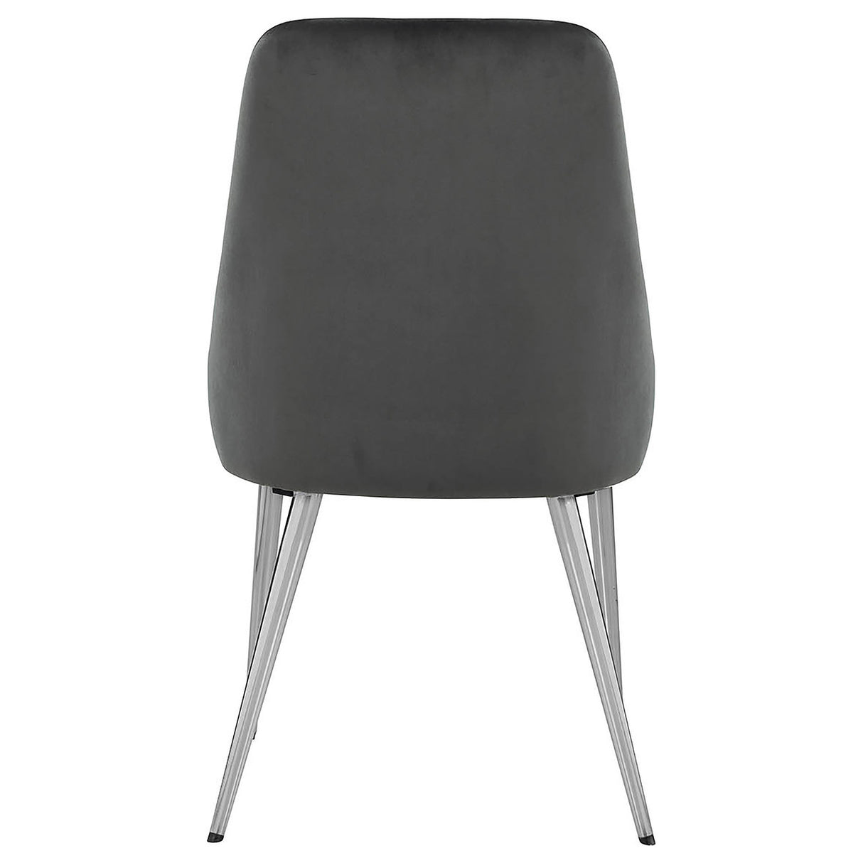 Cabianca Curved Back Side Chairs Grey (Set of 2)