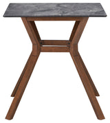 Parkersburg Square Counter Height Table Paladina and Natural Walnut