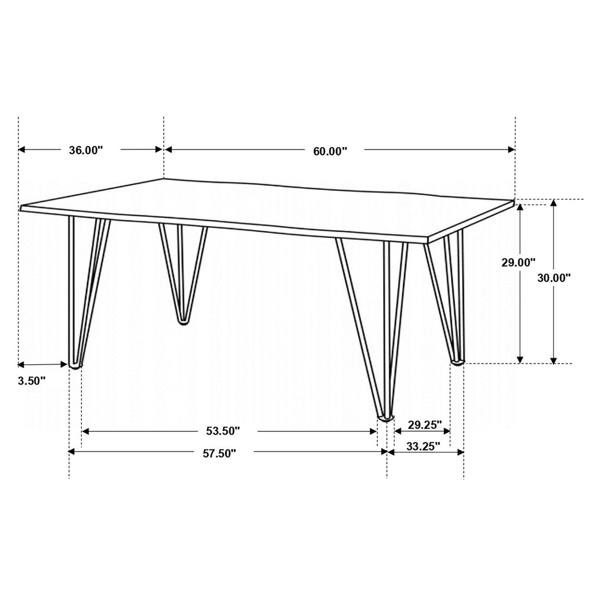 Topeka Live-edge Dining Table Mango Cocoa and Gunmetal