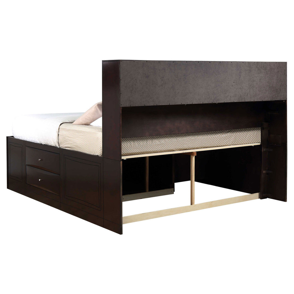 Phoenix Cappuccino King Four-Piece Bedroom Set