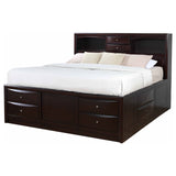 Phoenix 10-drawer Queen Bed Deep Cappuccino