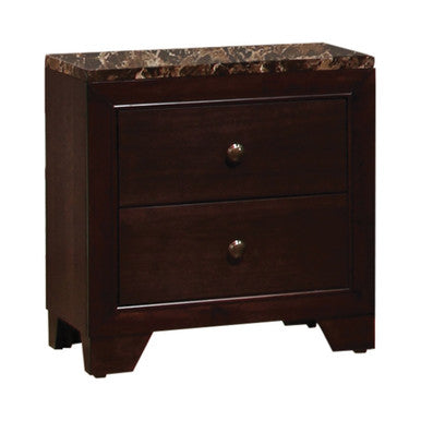 Conner 2-drawer Rectangular Nightstand Cappuccino