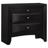 Briana Black Queen Four-Piece Bedroom Set