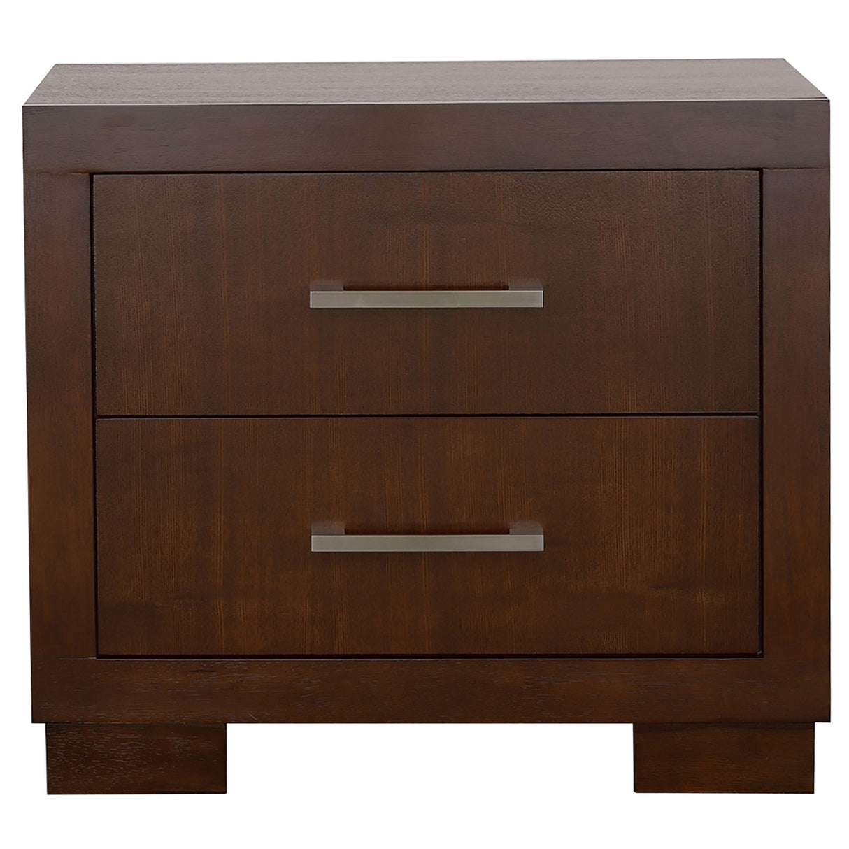 Jessica Bedroom Set with Nightstand Panels Cappuccino