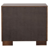 Jessica Bedroom Set with Nightstand Panels Cappuccino