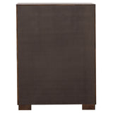 Jessica 5-drawer Chest Cappuccino