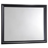 Barzini Rectangular Dresser Mirror Black