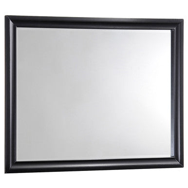 Barzini Rectangular Dresser Mirror Black