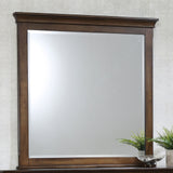 Franco Rectangular Dresser Mirror Burnished Oak