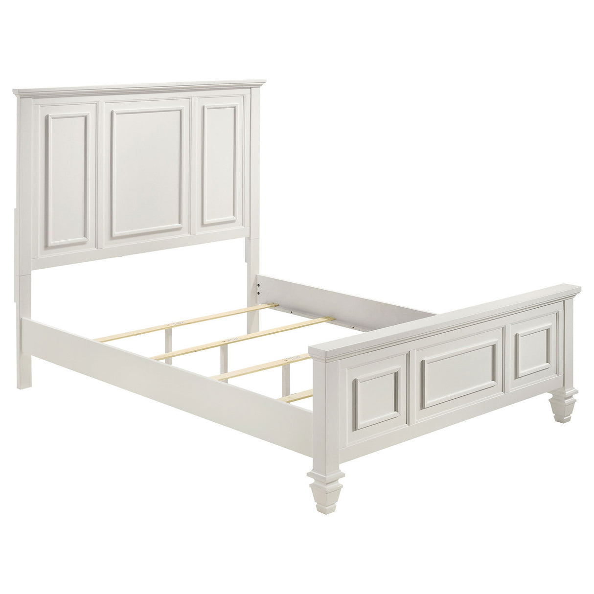 Sandy Beach White California King Four-Piece Bedroom Set