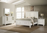 Sandy Beach White Queen Four-Piece Bedroom Set