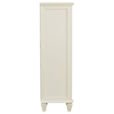 Sandy Beach 5-drawer Rectangular Chest Cream White