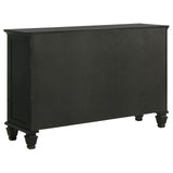 Sandy Beach Black Queen Five-Piece Bedroom Set