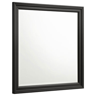 Sandy Beach Vertical Dresser Mirror Black