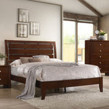 Serenity California King Panel Bed Rich Merlot