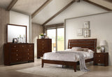 Serenity Rich Merlot Queen Five-Piece Bedroom Set