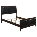 Carlton Cappuccino Upholstered King Four-Piece Bedroom Set