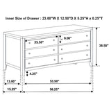 Carlton Cappuccino Upholstered King Four-Piece Bedroom Set