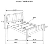 Carlton Cappuccino Upholstered Queen Four-Piece Bedroom Set