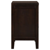 Carlton 2-drawer Rectangular Nightstand Cappuccino