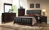 Carlton 6-drawer Rectangular Dresser with Mirror Cappuccino