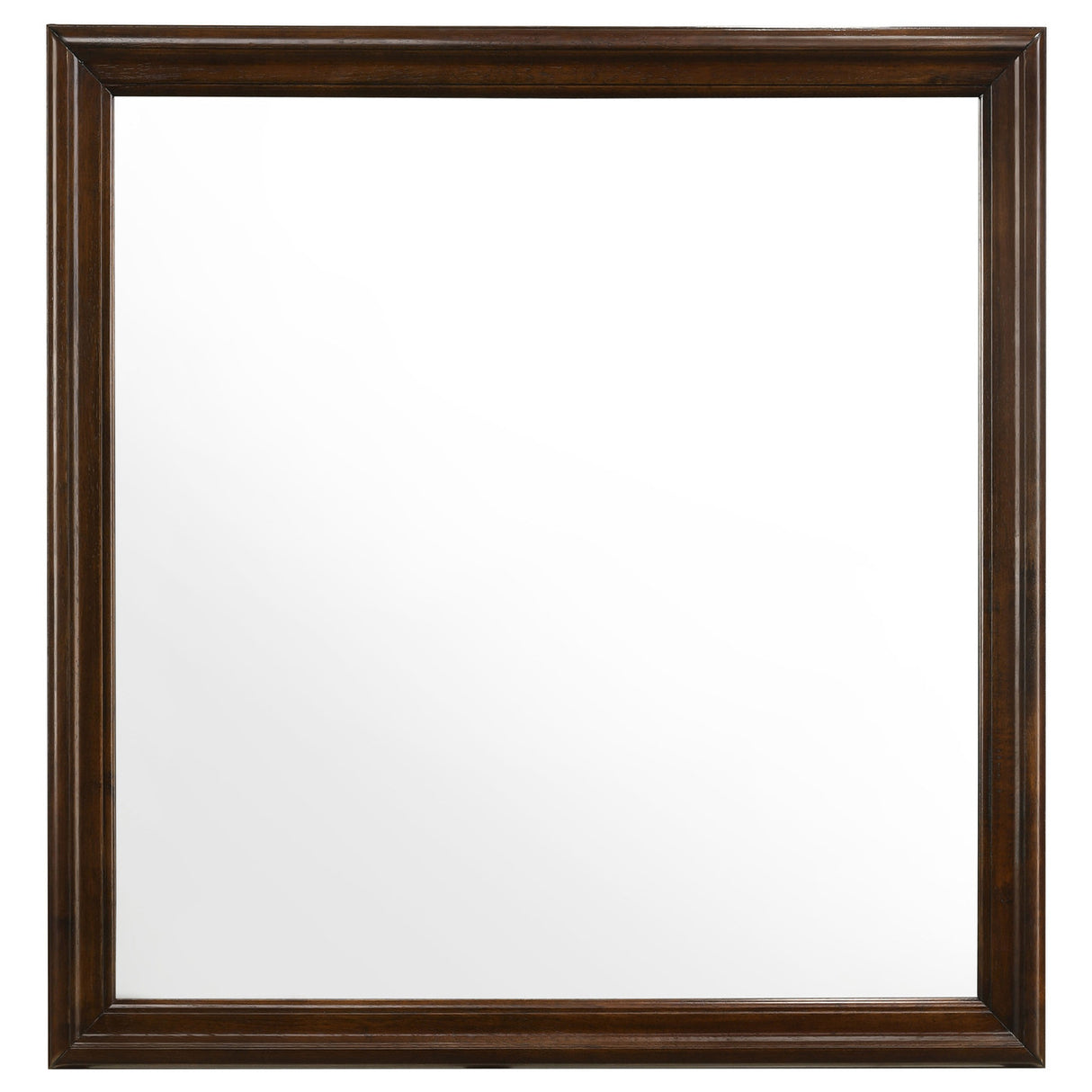 Louis Philippe Square Dresser Mirror Cappuccino