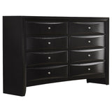 Briana Transitional Black Queen Four-Piece Bedroom Set