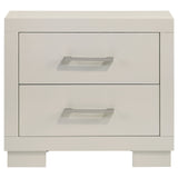 Jessica Bedroom Set with Nightstand Panels White