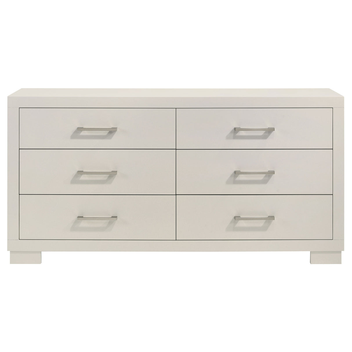 Jessica Bedroom Set with Nightstand Panels White