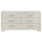 Jessica Bedroom Set with Nightstand Panels White