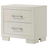 Jessica 2-drawer Nightstand White