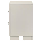 Jessica 2-drawer Nightstand White