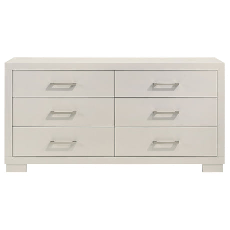 Jessica 6-drawer Dresser White