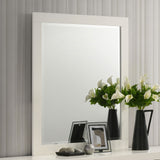 Jessica Rectangular Dresser Mirror White