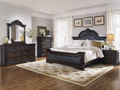 Cambridge Traditional Dark Brown Eastern King Five-Piece Set