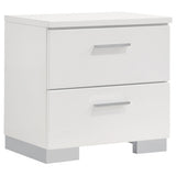 Felicity Contemporary Two-Drawer Nightstand