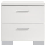 Felicity Contemporary Two-Drawer Nightstand