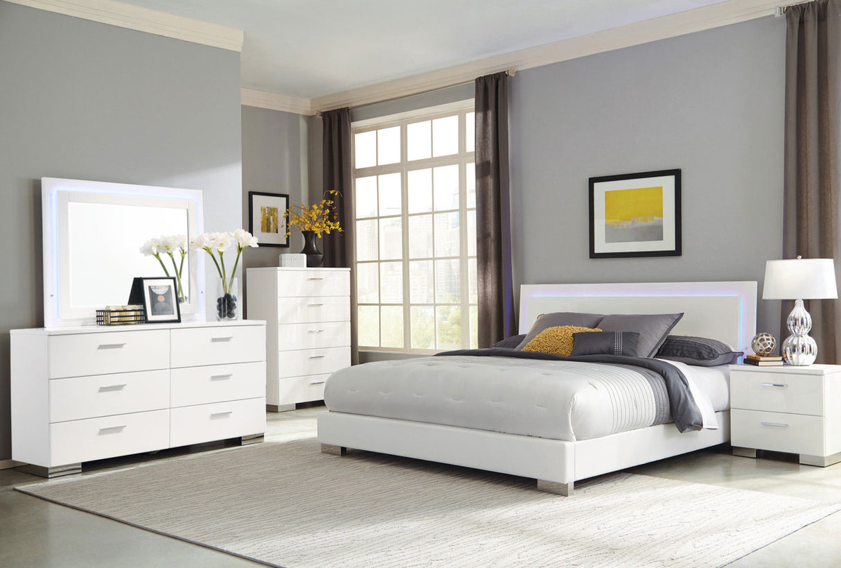 Felicity Contemporary Two-Drawer Nightstand