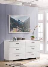 Felicity Contemporary Six-Drawer Dresser