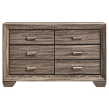 Kauffman Bedroom Set with High Straight Headboard