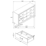 Kauffman Bedroom Set with High Straight Headboard