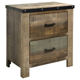 Sembene 2-drawer Nightstand Antique Multi-color