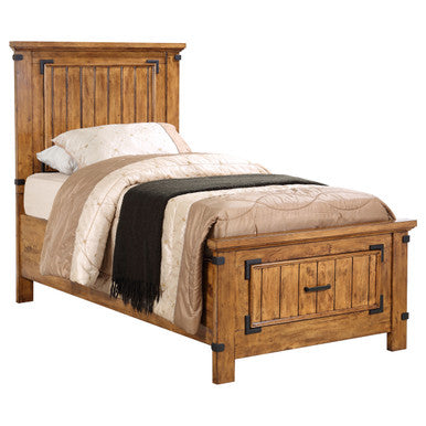 Brenner Twin Storage Bed Rustic Honey