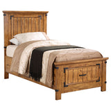 Brenner Twin Storage Bed Rustic Honey