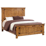 Brenner Panel Bedroom Set Rustic Honey