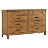 Brenner Panel Bedroom Set Rustic Honey